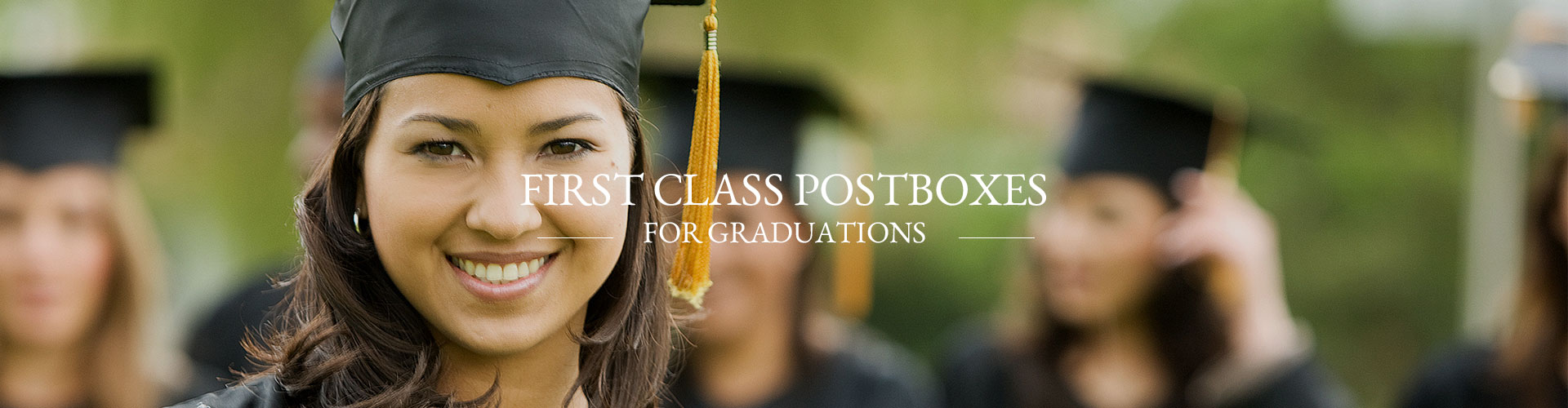 First Class Postboxes for Graduations
